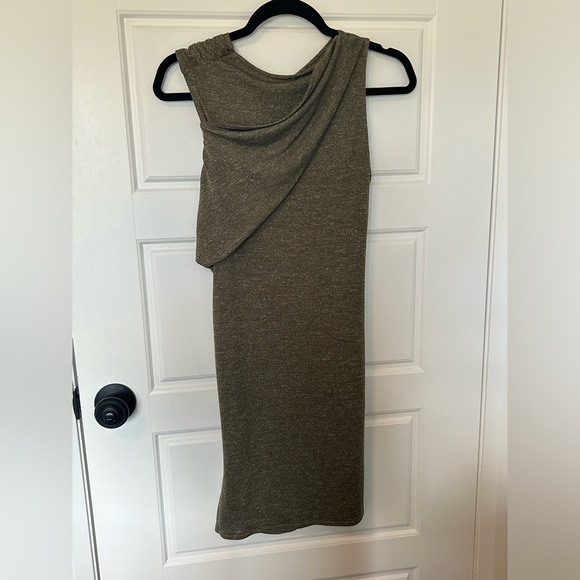 3/$15 - ZARA Olive Knit Dress Viscose-Blend - Picture 4 of 4